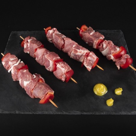 BROCHETTES DE PORC MAITRE D'HOTEL